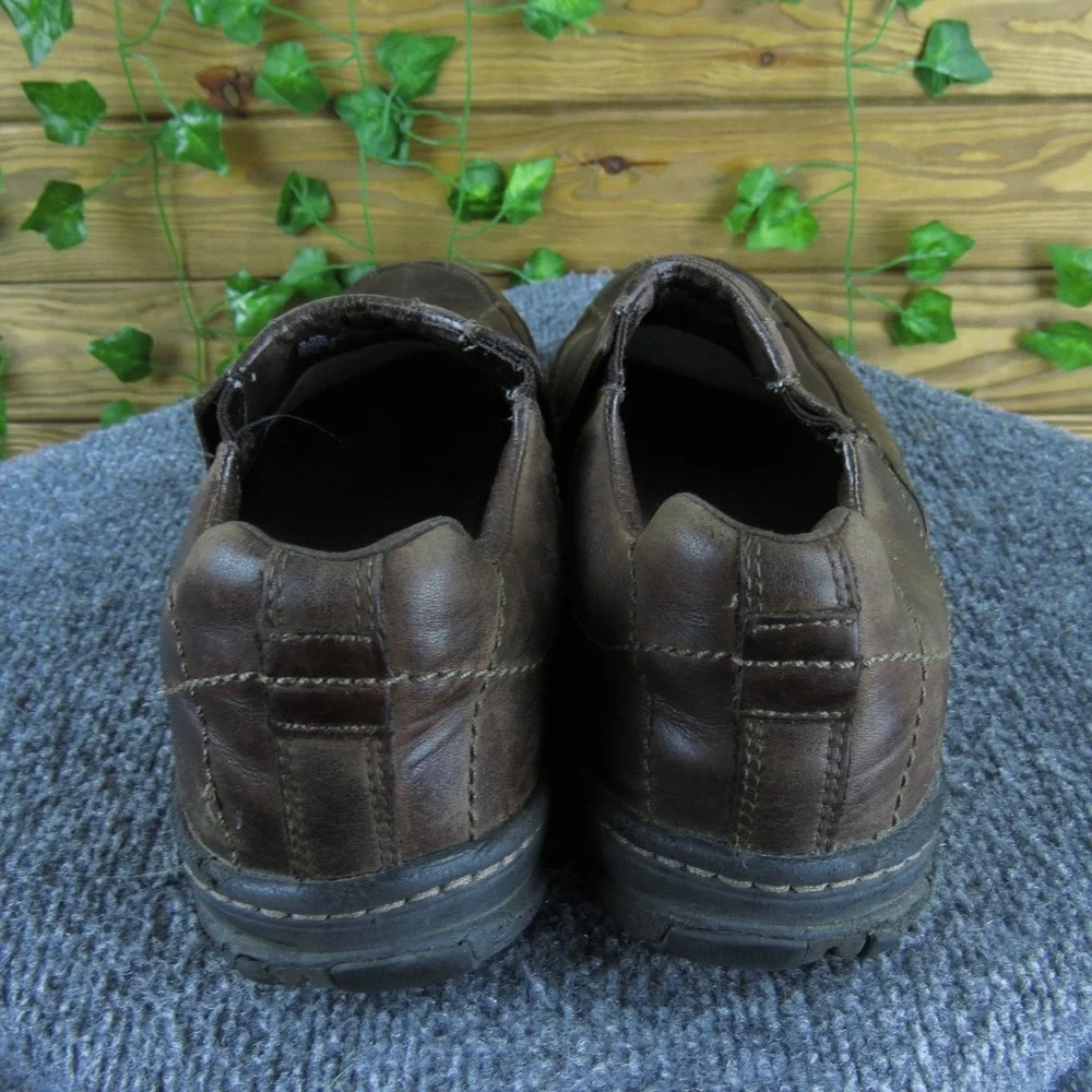 Timberland SmartWool Men's 9.5 Brown Leather‎ Slip-On Casual Everyday Flexible